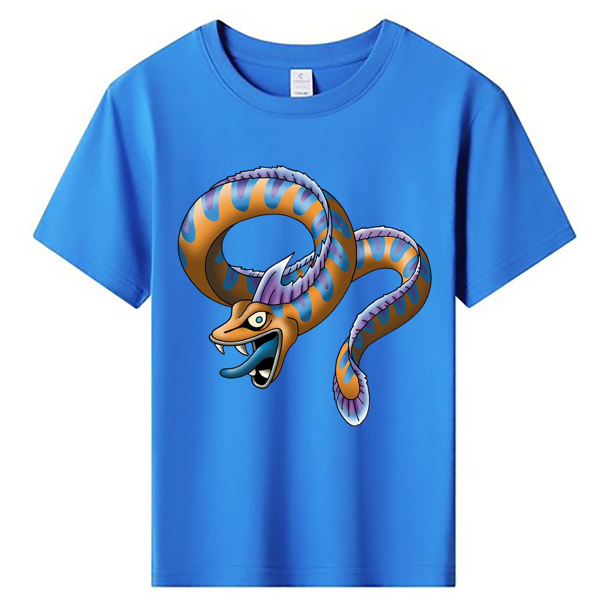 （画像用） ドラゴンクエスト Doragon Kuesuto Dragon Quest 綿100％キッズTシャツ（フロントプリント）